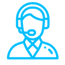 Icône Écran Bleu Minimaliste | Symbole Display Numérique. Icône numérique minimaliste cyan représentant un écran ou un panneau rectangulaire debout, avec deux supports de base arrondis.