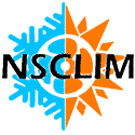 Logo graphique MSCULM en noir, style déchiqueté, sur un fond verticalement divisé bleu cyan et orange éclatant.
